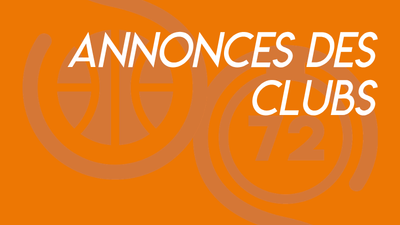Annonces clubs sarthois