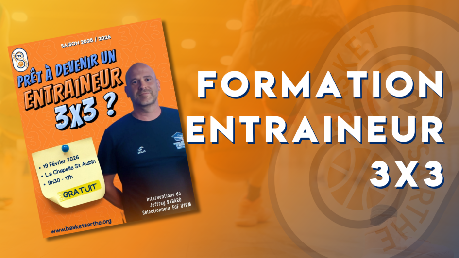 Formation départementale Entraineur 3x3