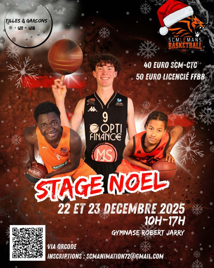 Stage de Noël au SCM
