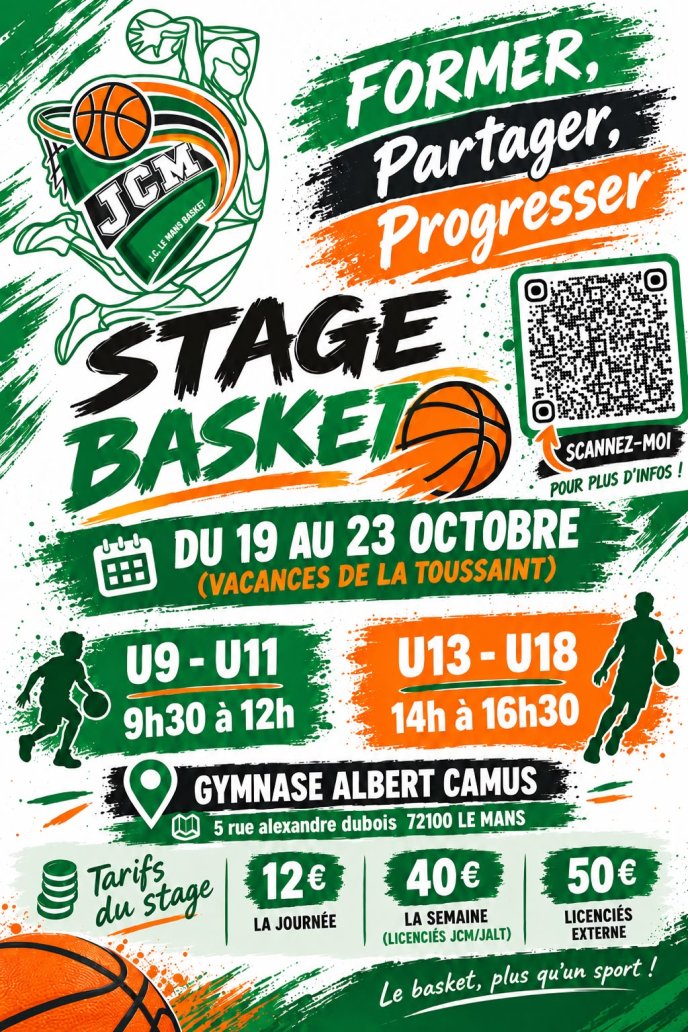 Stage Toussaint JCM