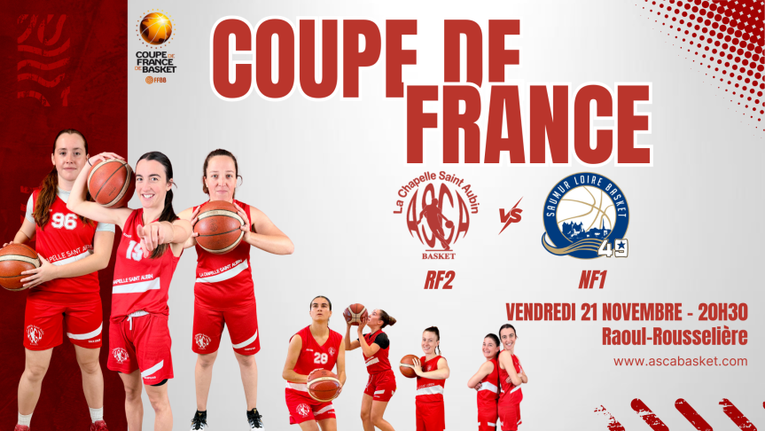 Match de coupe de France séniors féminines le 21 novembre 2025